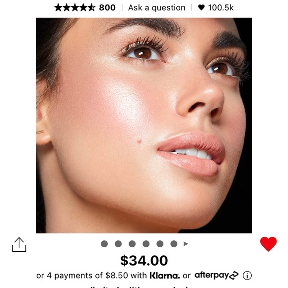 *Brand New*No Box* Bobbi Brown MINI Hifhlighting powder in “Pink Glow” - Picture 7 of 9